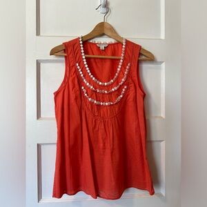 Banana Republic orange summer tank Medium